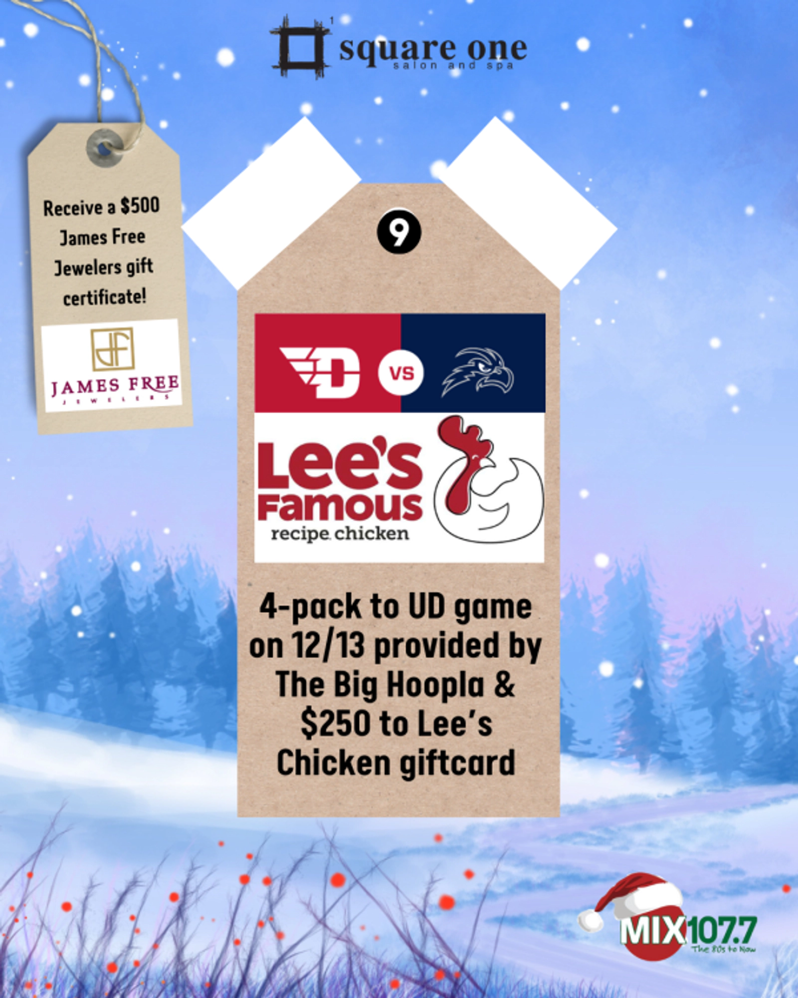 12 Gifts of Christmas – UD/Lee's & James Free Jewelers