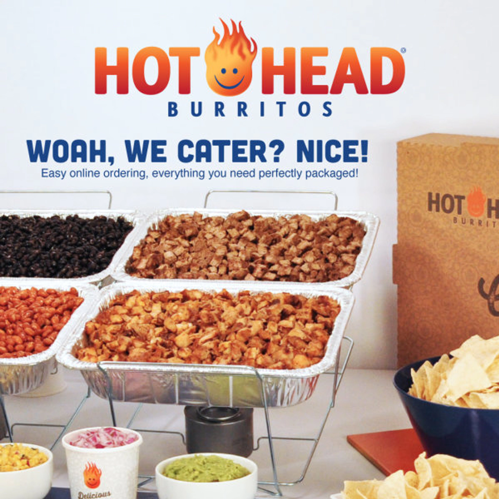 Free Food Friday: Hot Head Burritos catering for 20!