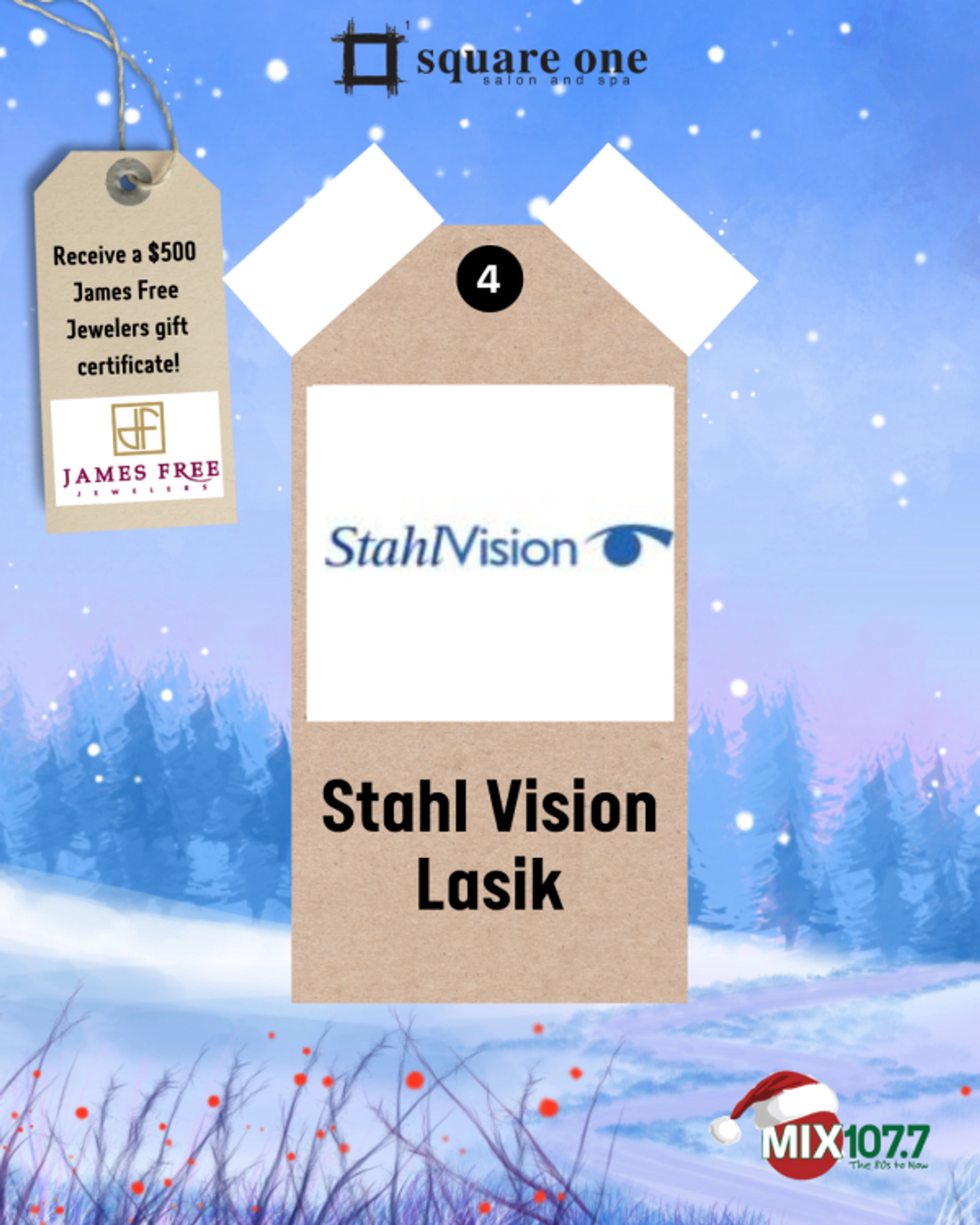12 Gifts of Christmas – Stahl Vison Lasik & James Free Jewelers
