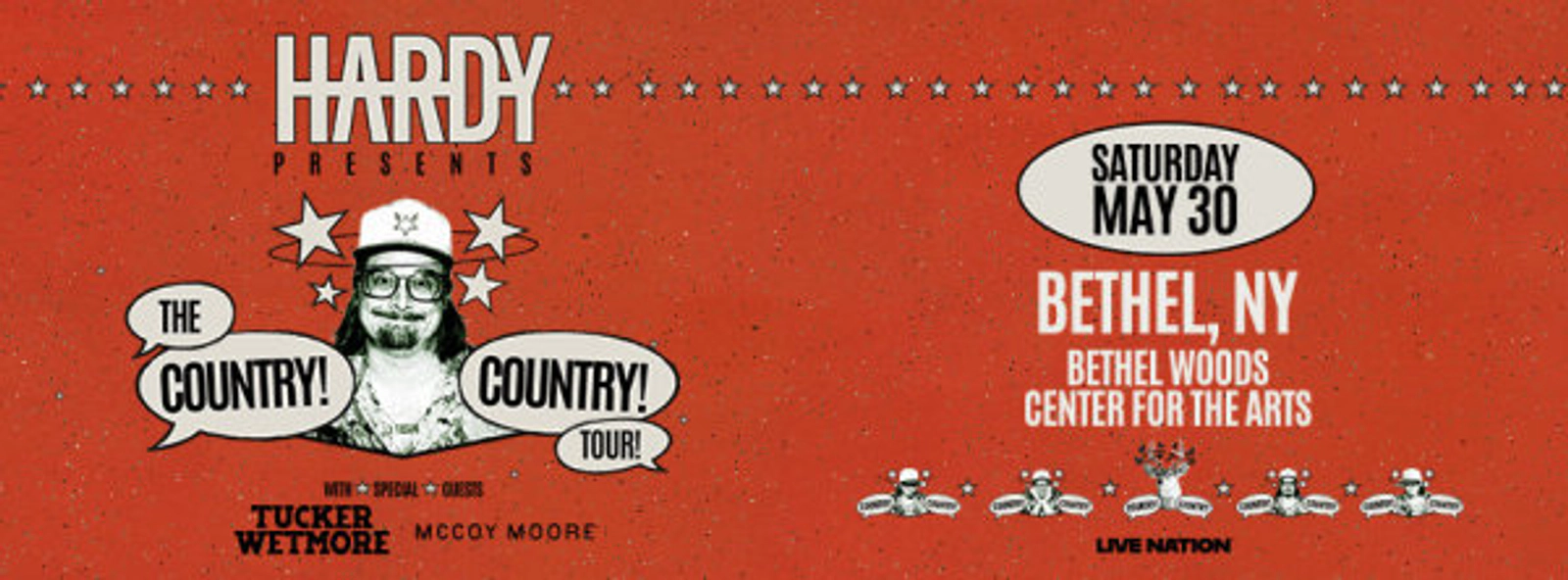 Win Tickets to see HARDY at Bethel Woods May 30th!