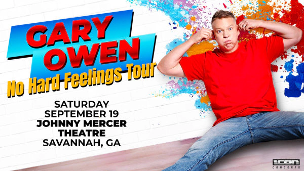 Win tickets to see Gary Owen at Johnny Mercer Theatre!