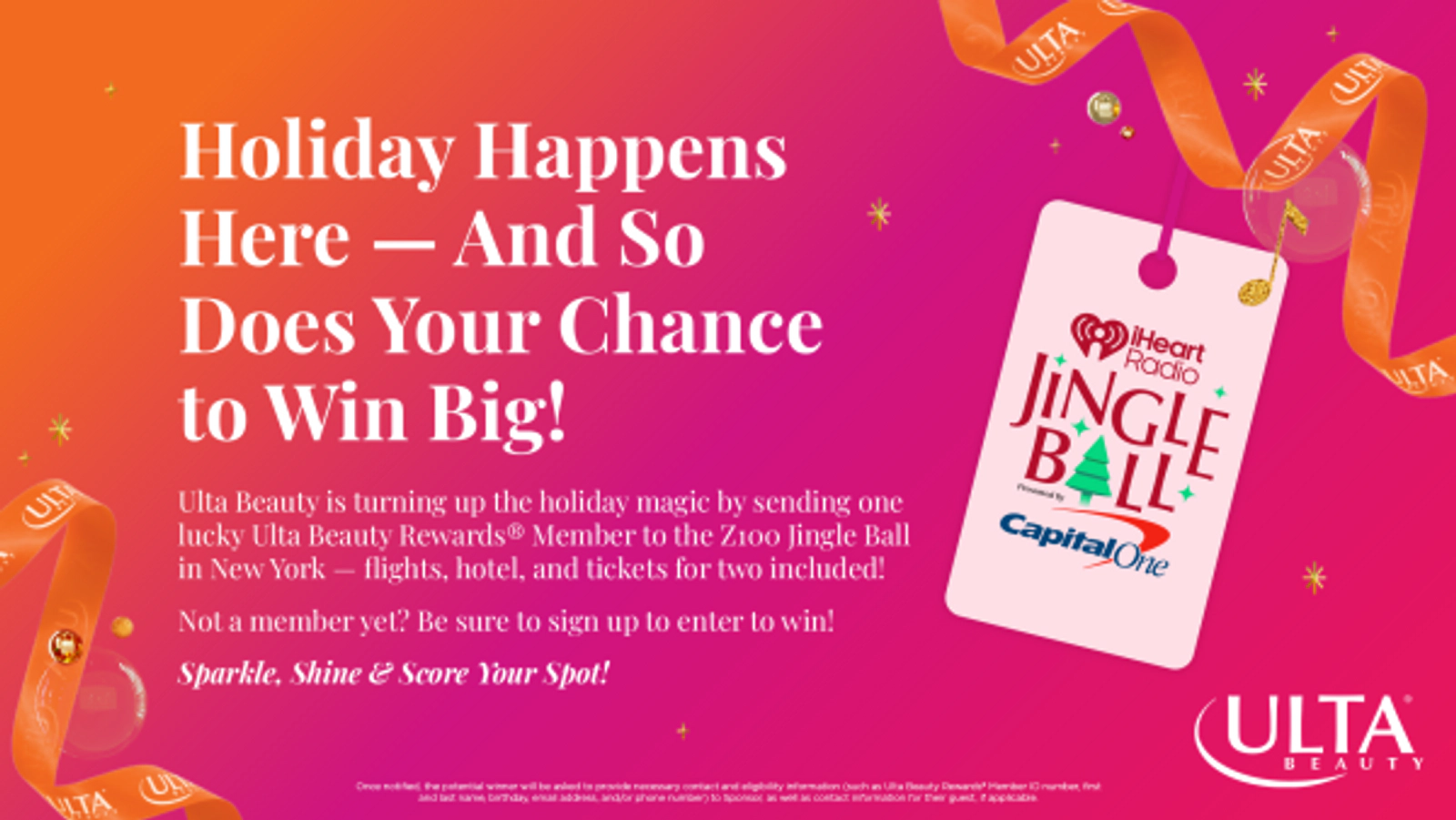 Jingle Ball Sweepstakes Presented by Ulta Beauty