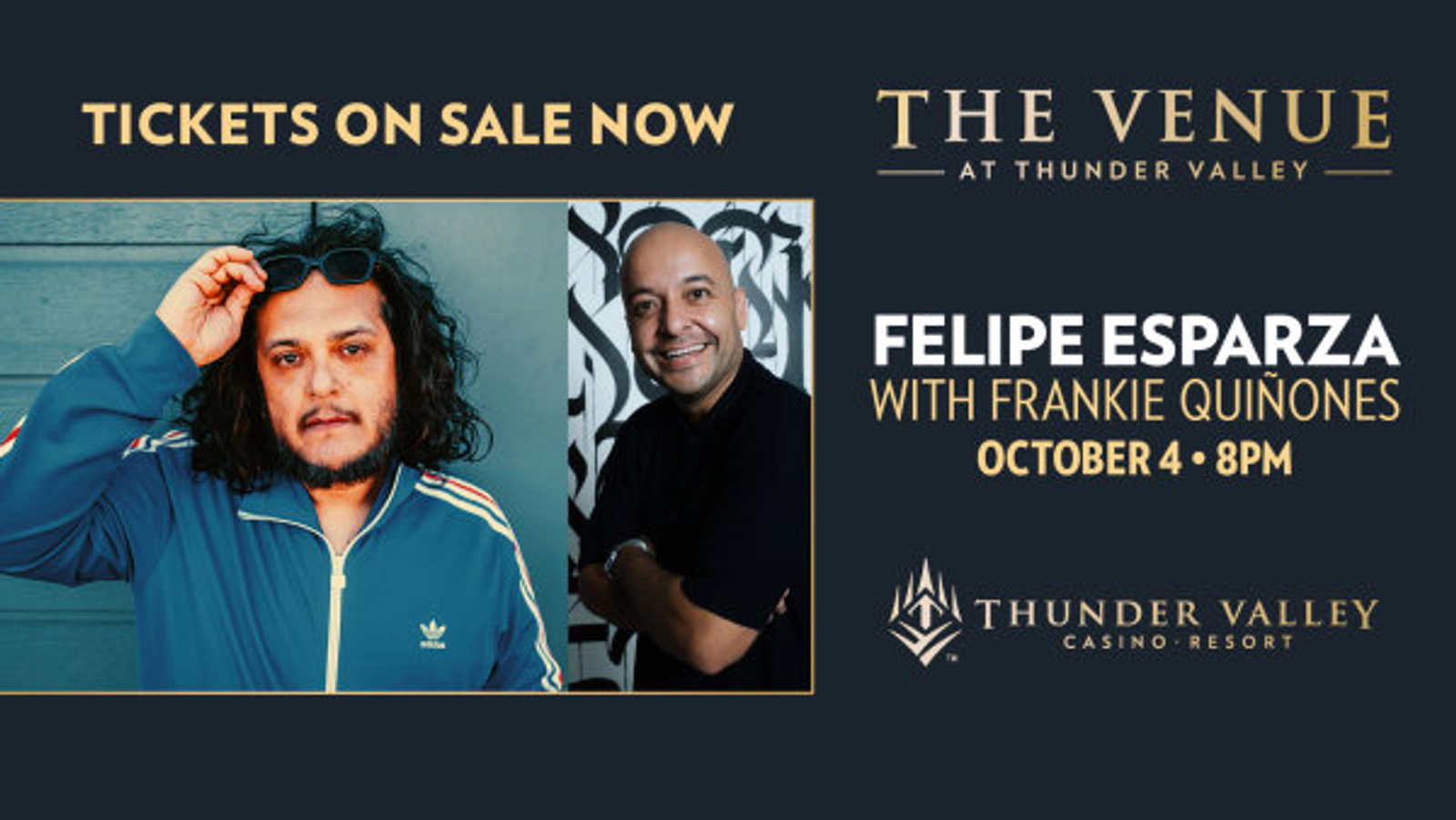 Listen To Win Tickets To See Felipe Esparza Coming October 4 At Thunder Valley!