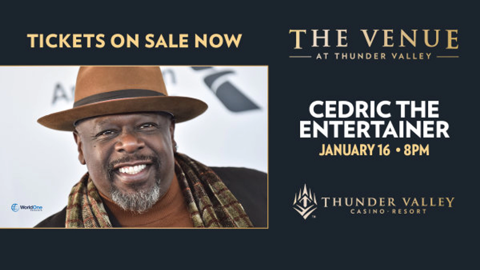Enter To Win Tickets To See Cedric The Entertainer Coming January 16th To The Venue At Thunder Valley!