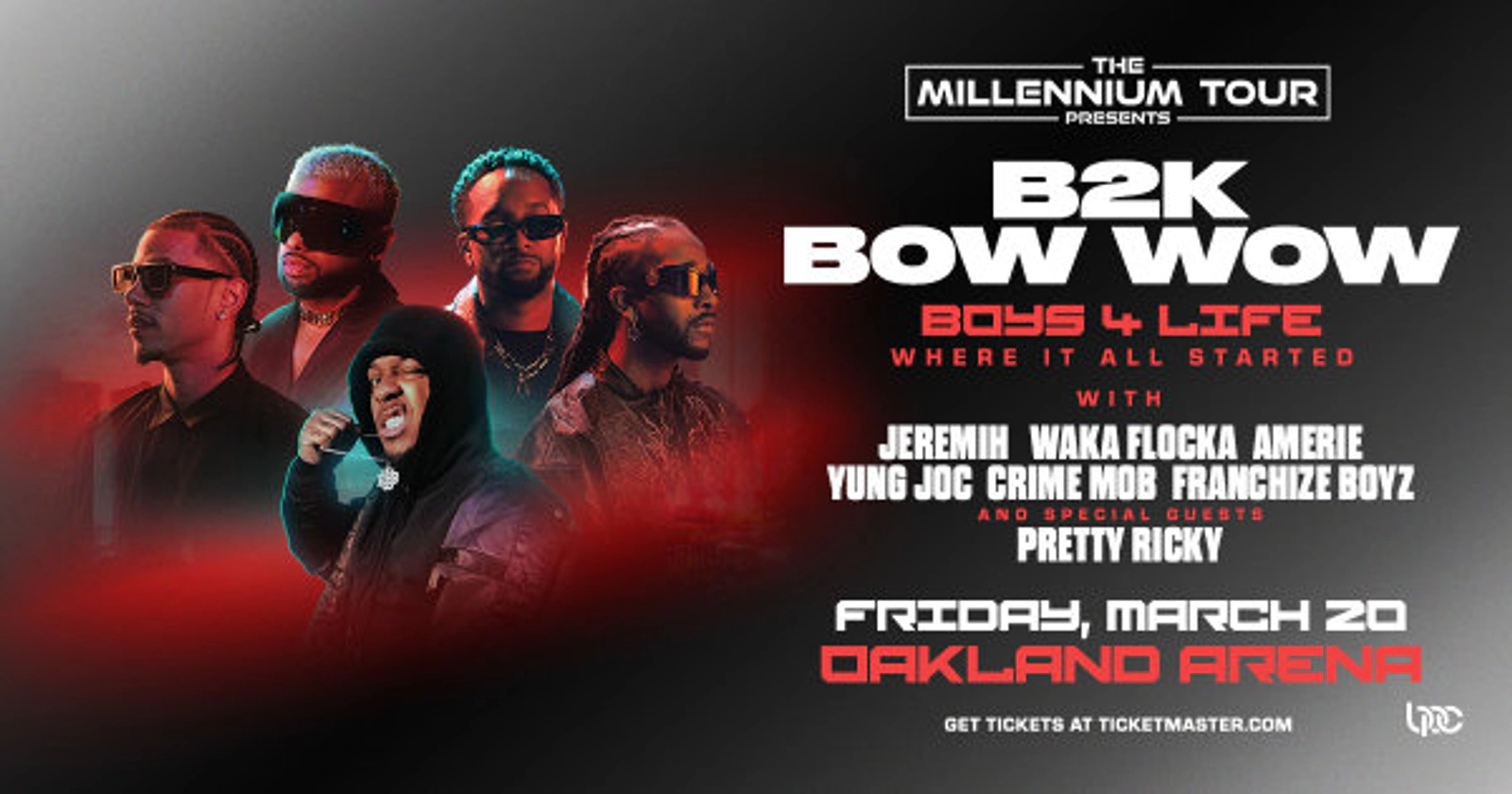 Listen To Win Tickets To See B2K On March 20th At The Oakland Arena!