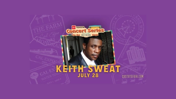 Listen For A Chance To Win Tickets To See Keith Sweat Coming July 28th To The CA State Fair!
