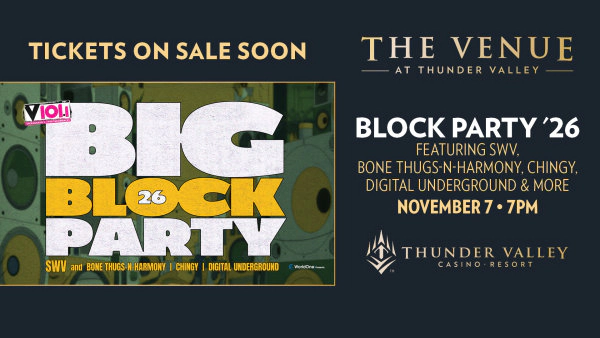 Listen To Mia Amor At Noon To Win Tickets To V101.1 Block Party Coming November 7th At Thunder Valley!