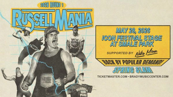 [WIN TICKETS] RUSSELL DICKERSON @ ANDREW J BRADY MUSIC CENTER