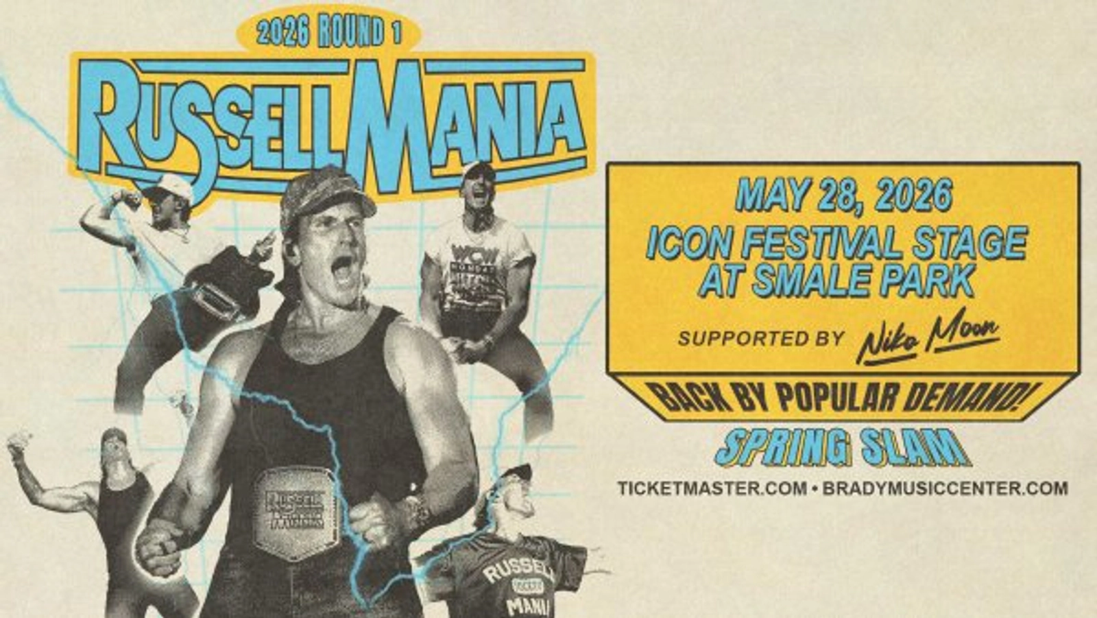 [WIN TICKETS] RUSSELL DICKERSON @ ANDREW J BRADY MUSIC CENTER