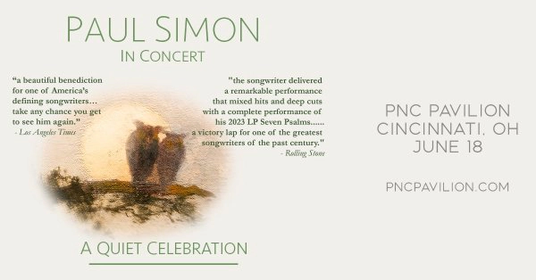 [WIN TICKETS] PAUL SIMON @ PNC PAVILION