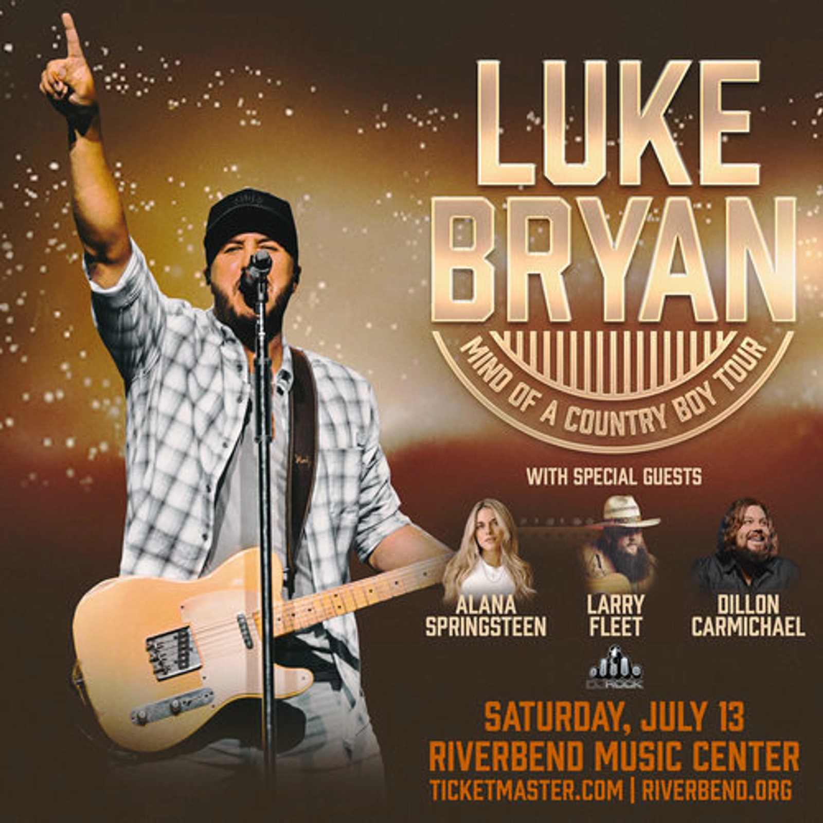 Luke Bryan Riverbend Music Center 7/13/2024 97.5 WAMZ 97.5 WAMZ