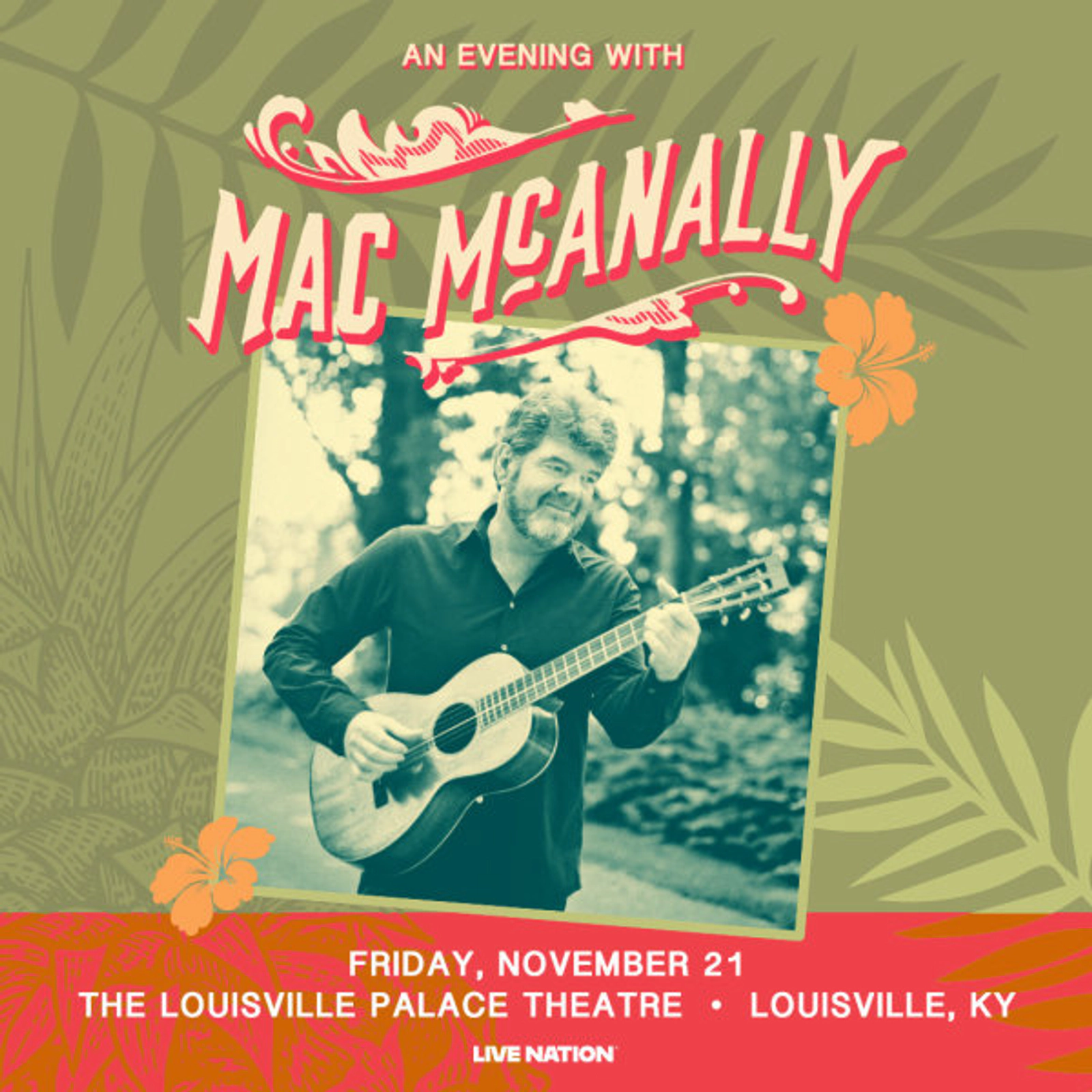 Mac McAnally at Louisville Palace on November 21, 2025