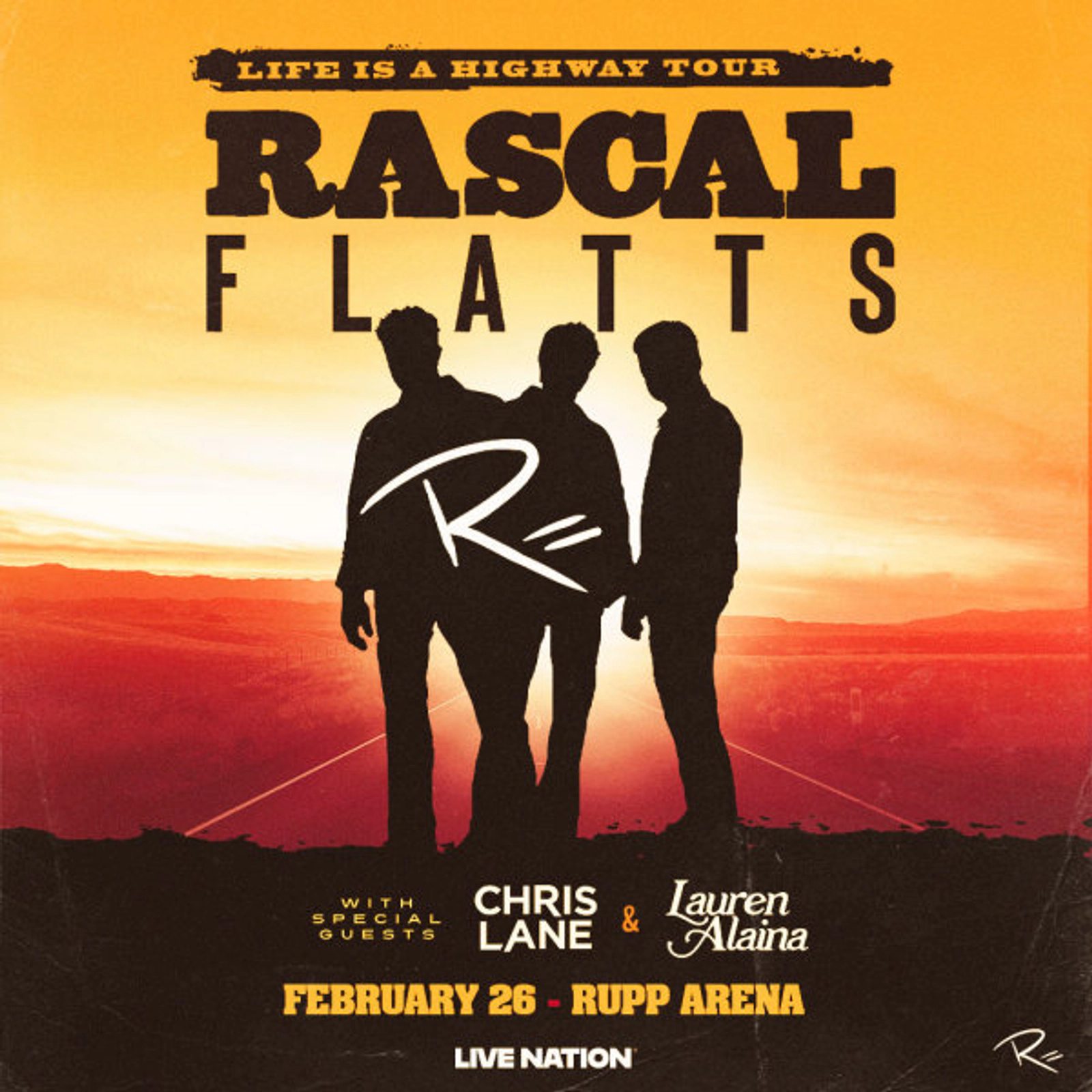 Rascal Flatts at Rupp Arena on February 26, 2026
