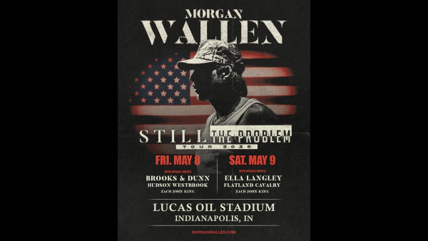 Morgan Wallen: Still the Problem Tour @ Lucas Oil Stadium Text to Win Takeover