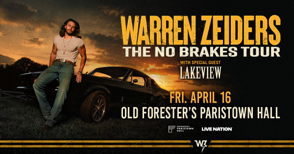 Warren Zeiders @ Old Forester's Paristown Hall 4.16.27 Ticket Giveaway