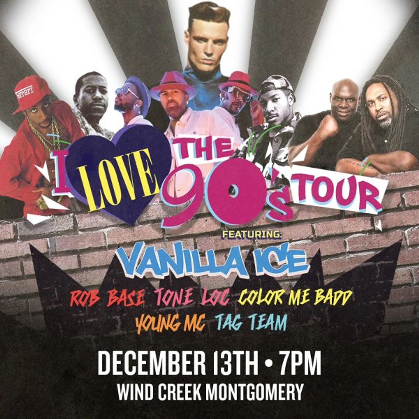 Win Tickets to I Love The 90s at Windcreek Montgomery!