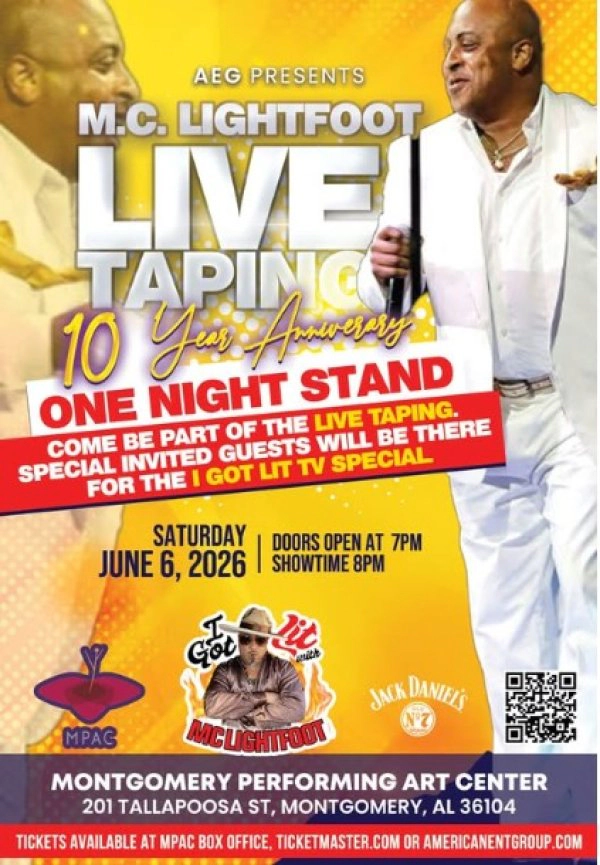 Win tickets to the 'One Night Stand' Comedy Show with MC Lightfoot!