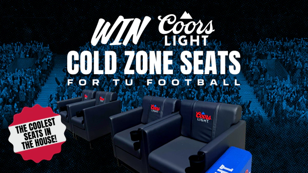 Win Coors Light Cold Zone Seats To A Tulsa University Football Game!