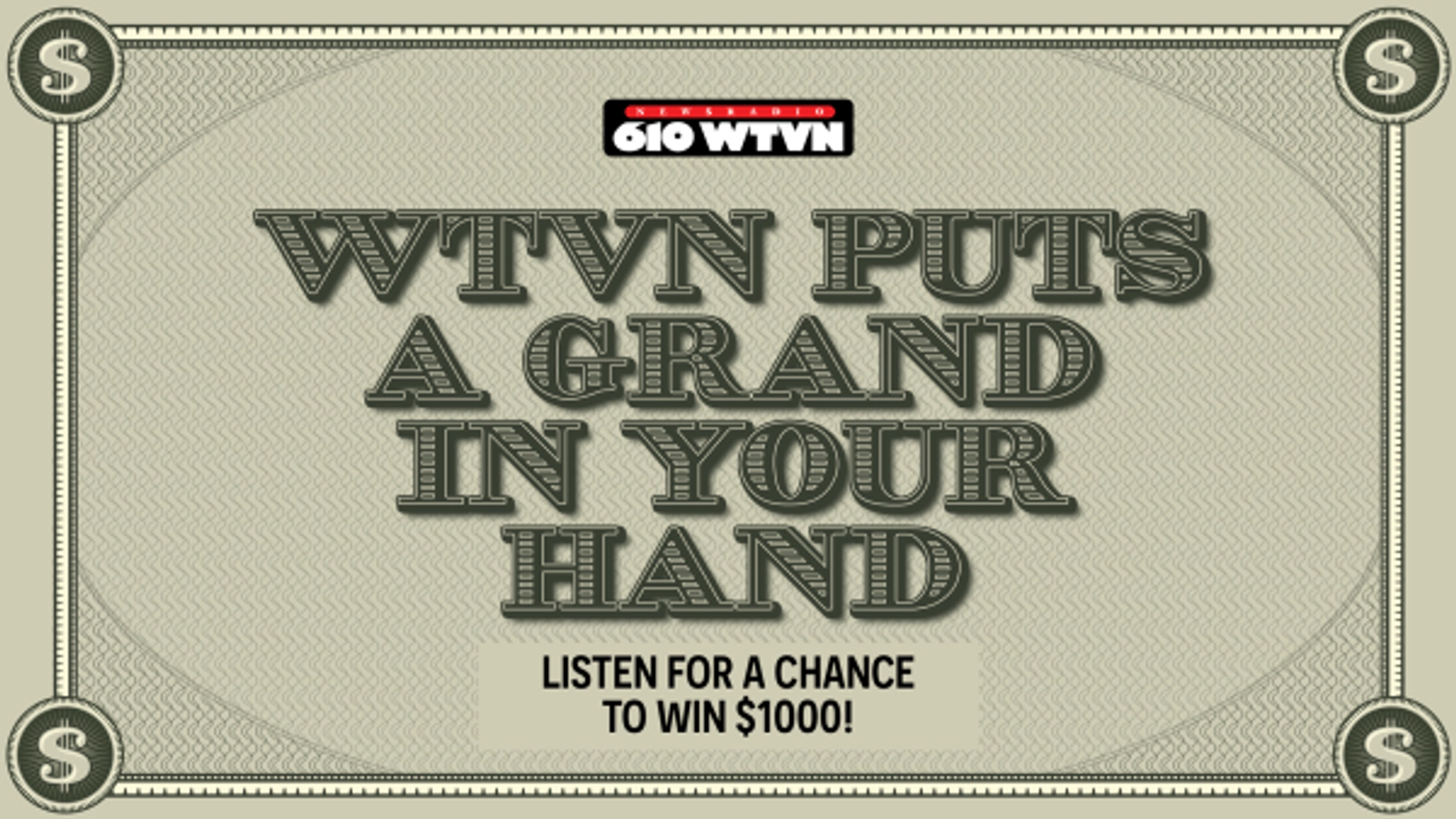 WTVN Puts A Grand In Your Hand