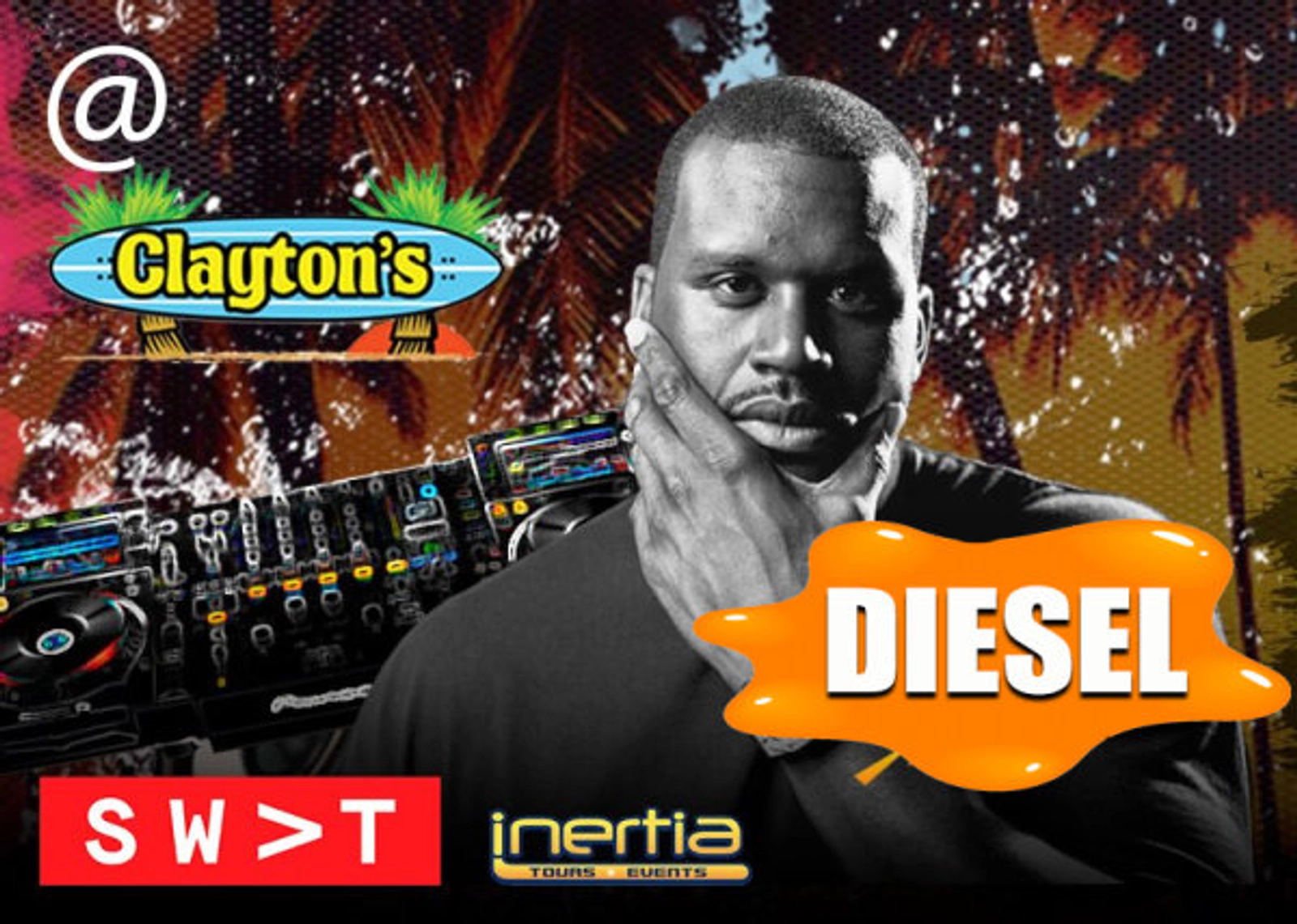 Register to win tickets for Diesel at Claytons Beach Bar - Thumbnail Image