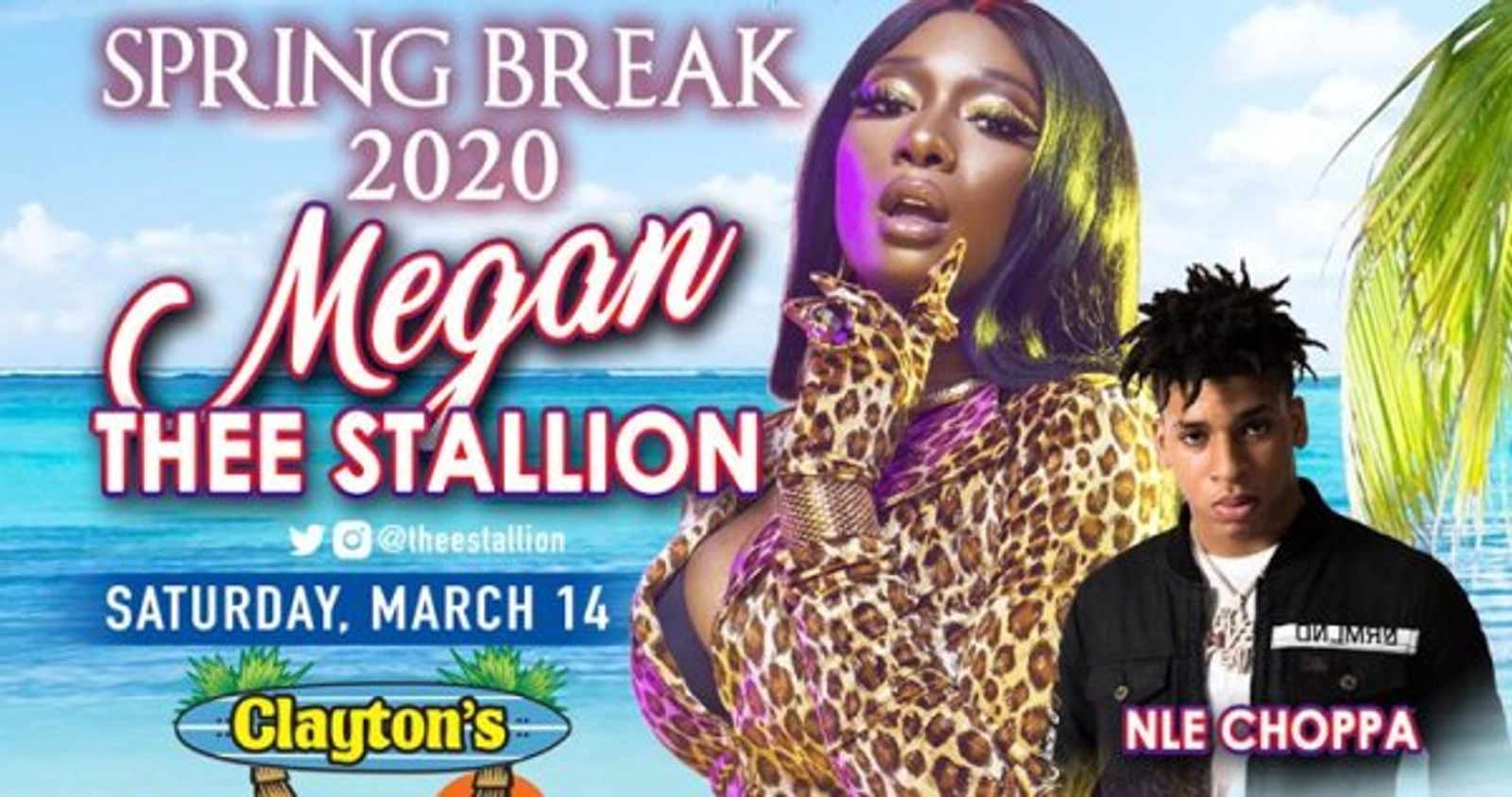 Register for tickets to Megan Thee Stallion/NLE CHOPPA  - Thumbnail Image