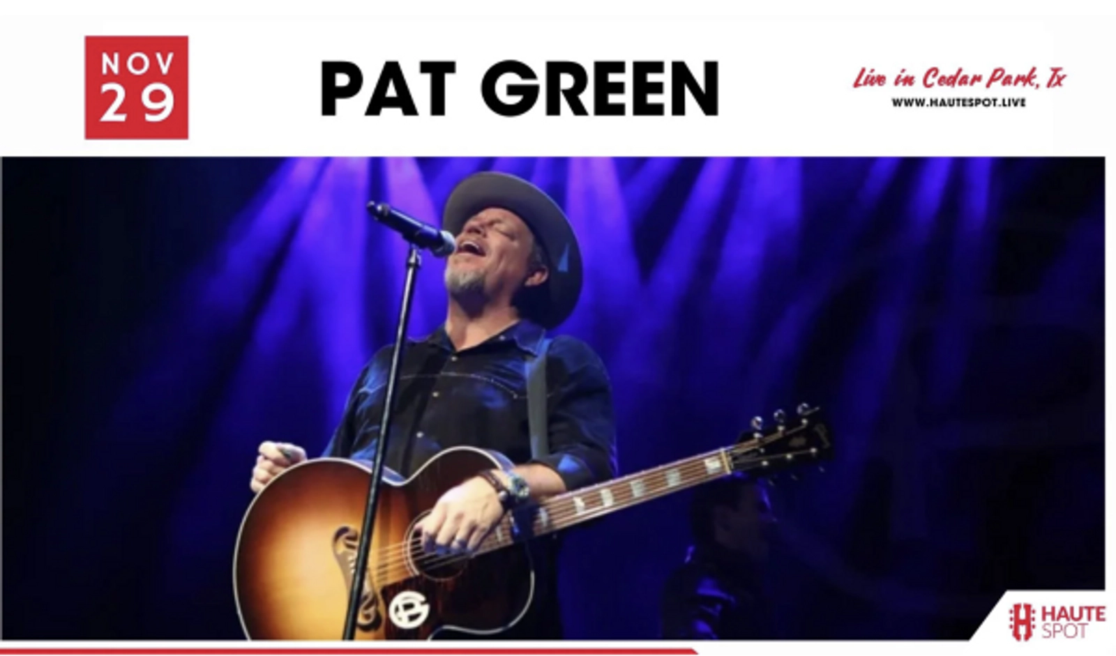 ENTER TO WIN TICKETS TO PAT GREEN!