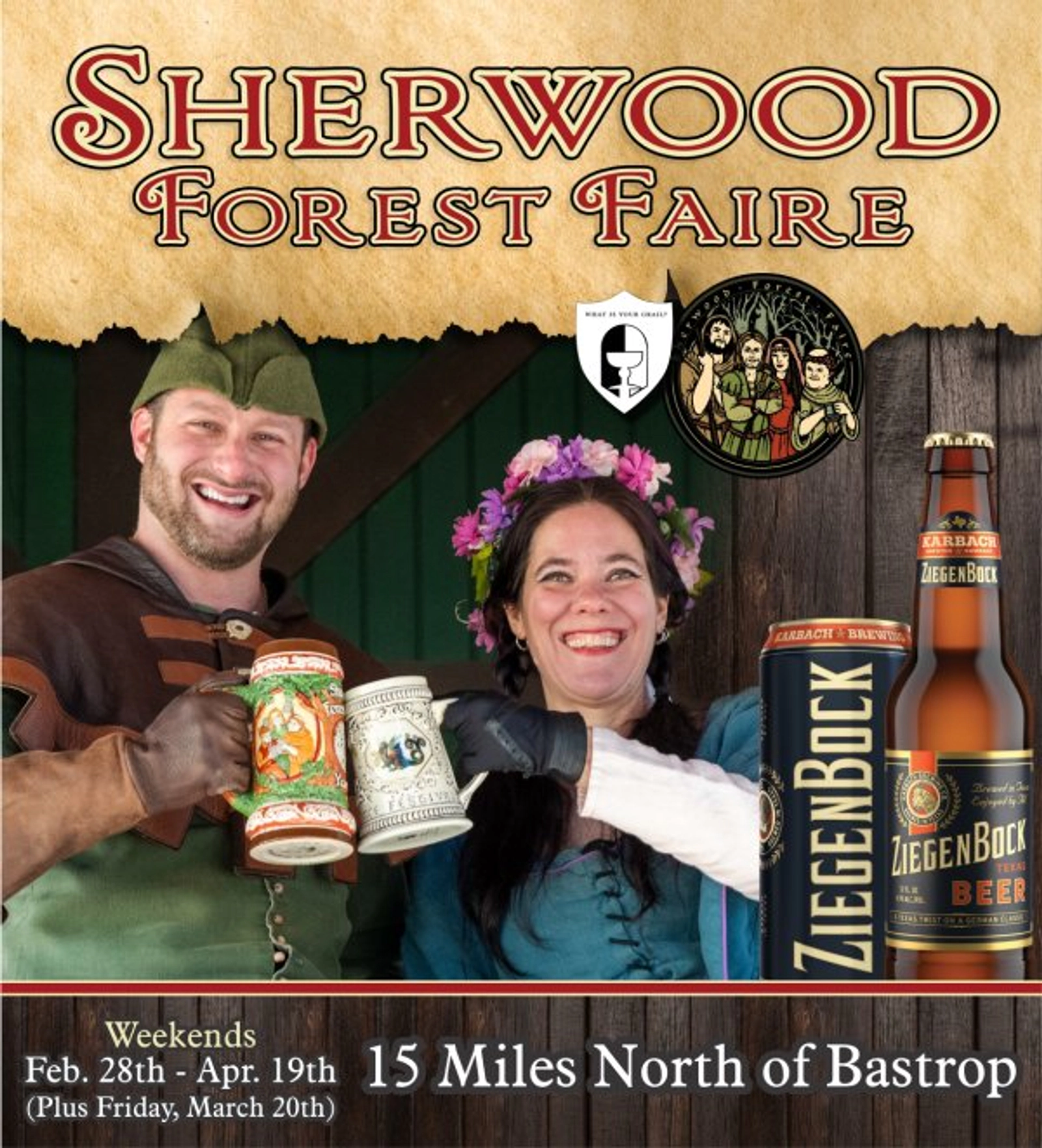 WIN TICKETS TO THE SHERWOOD FOREST FAIRE!