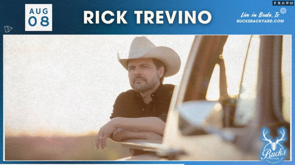 ENTER FOR A CHANCE TO WIN A PAIR OF TICKETS TO RICK TREVINO!!