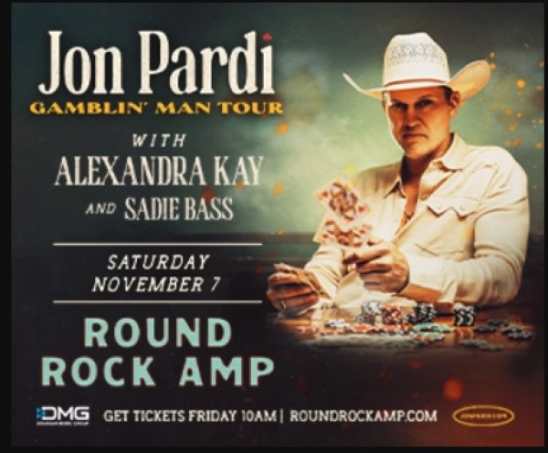WIN TICKETS TO SEE JON PARDI!