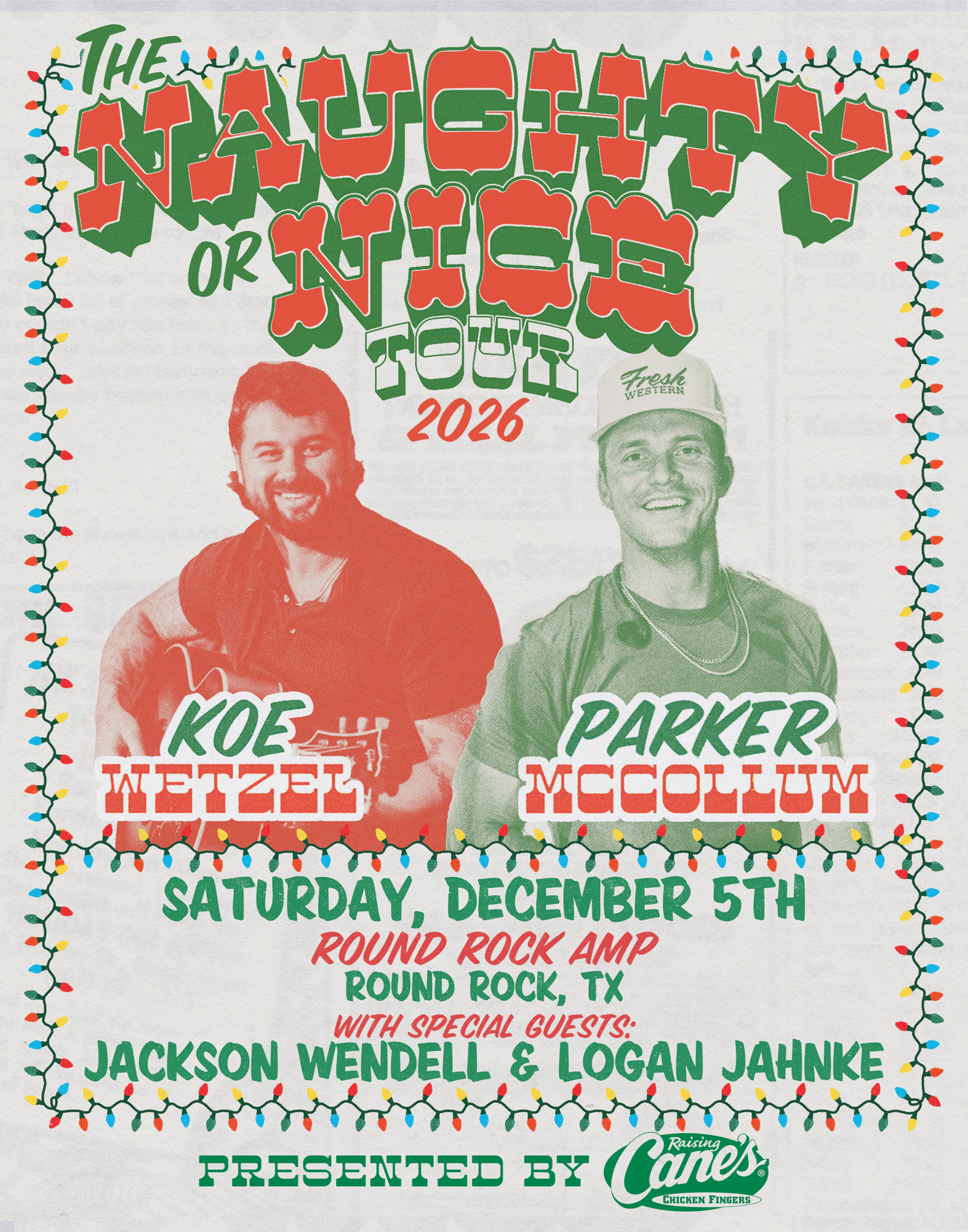 Win Tickets to Parker McCollum & Koe Wetzel's Naughty or Nice Tour