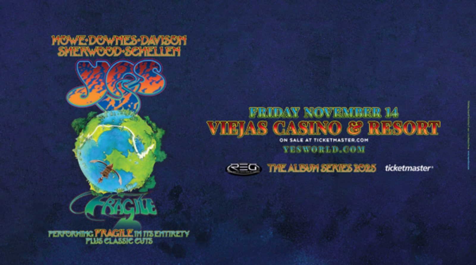 Enter To Win Tickets To See YES November 14th At Viejas Casino Resort!