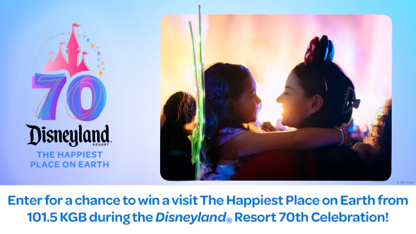 Enter for a chance to win a 4 pack of one day, one park tickets to visit the DISNEYLAND® Resort