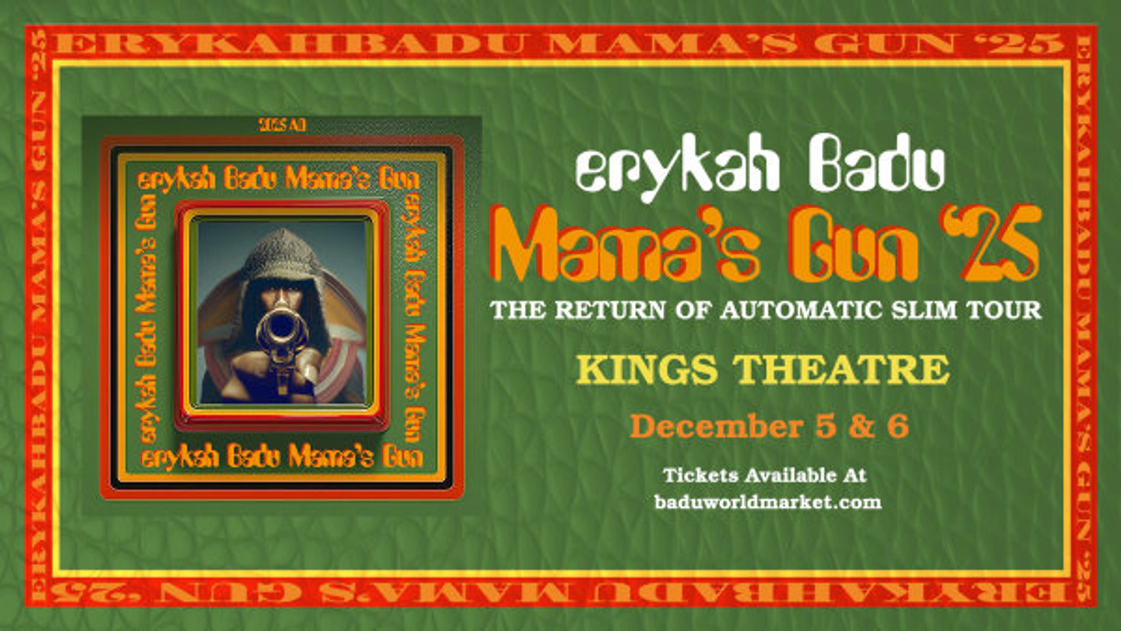 Win Tickets To Erkyah Badu!