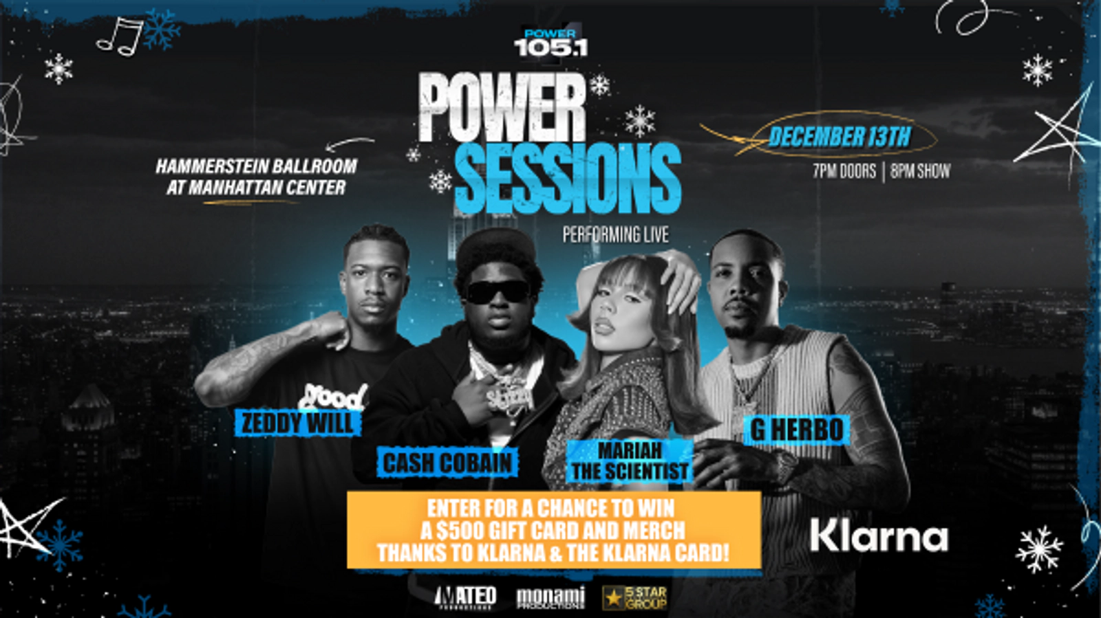 Enter for a chance to win a $500 gift card and merch thanks to Klarna & the Klarna Card!