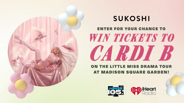Win Floor Tickets To Cardi B + $100 Sukoshi Gift Card!