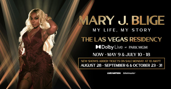 Enter For A Chance To See Mary J. Blige In Las Vegas