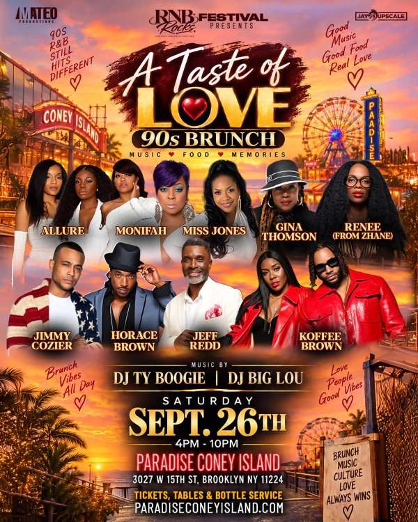 Win Tickets To The 90s R&B Brunch and Concert!