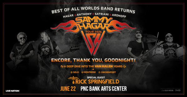 Enter To Win Tickets To See Sammy Hagar!