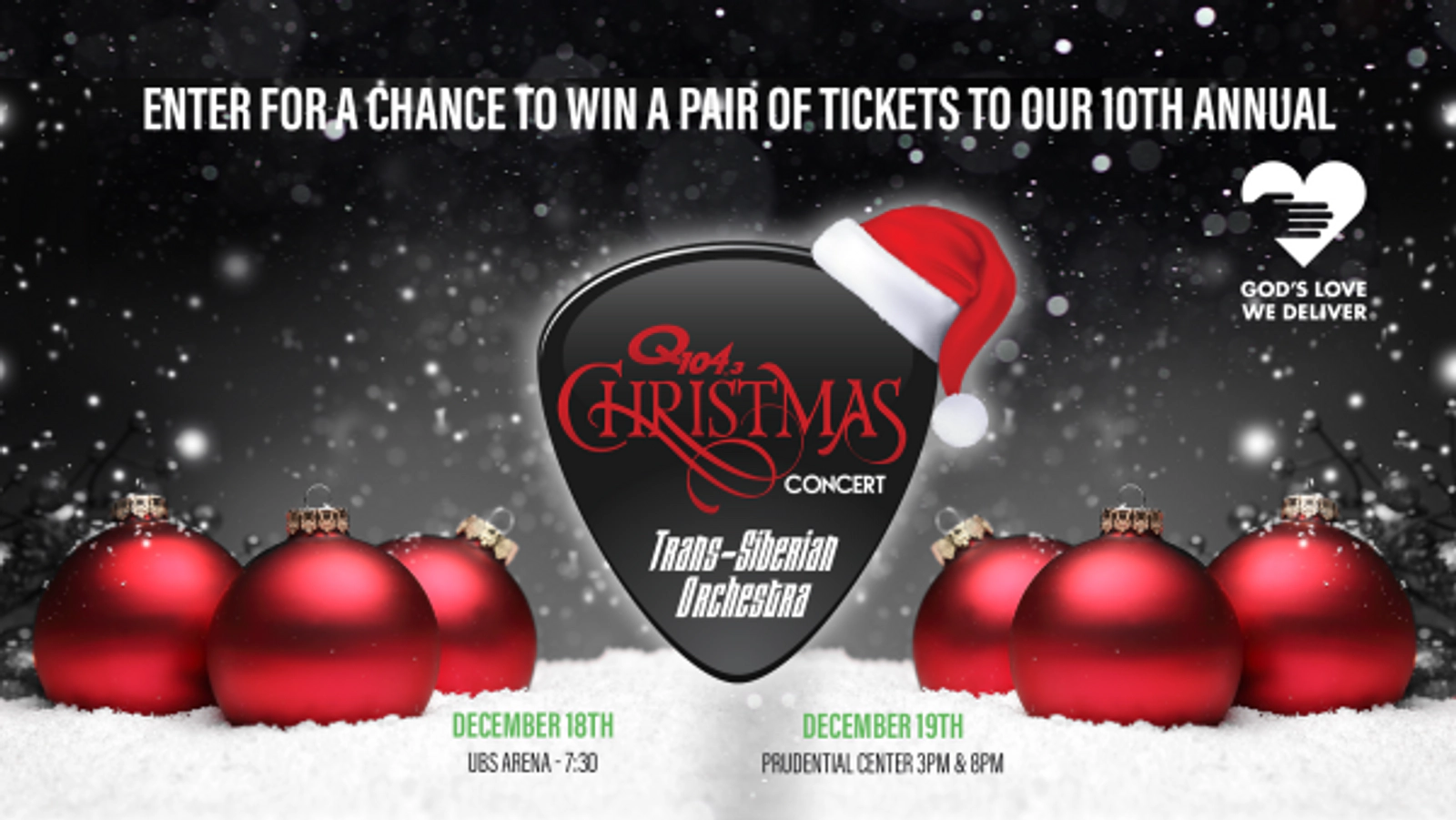 Enter to win a four pack of tickets to see Trans-Siberian Orchestra!