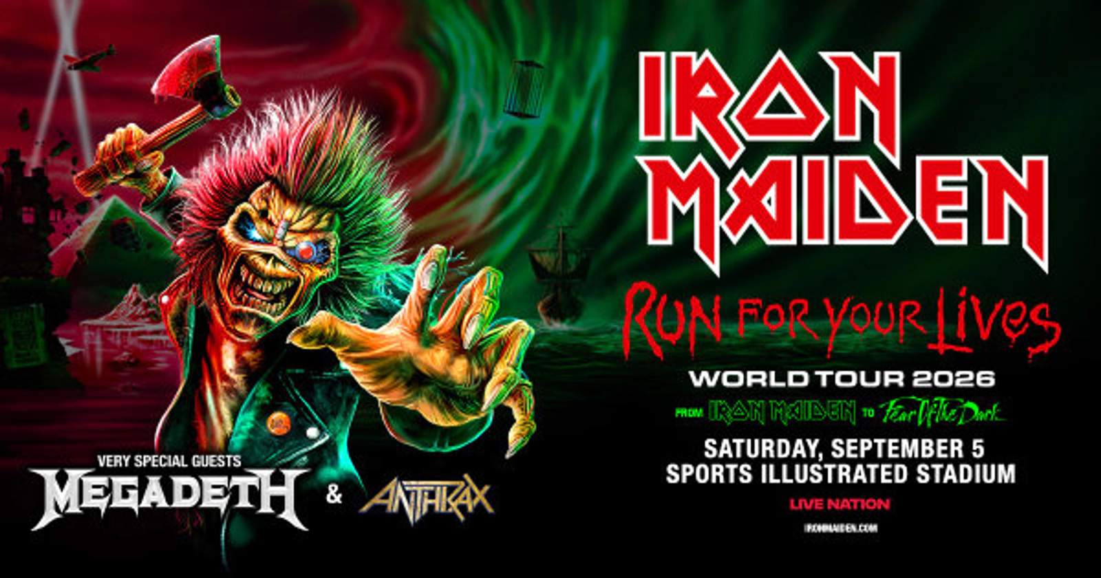 Win Tickets To Iron Maiden!