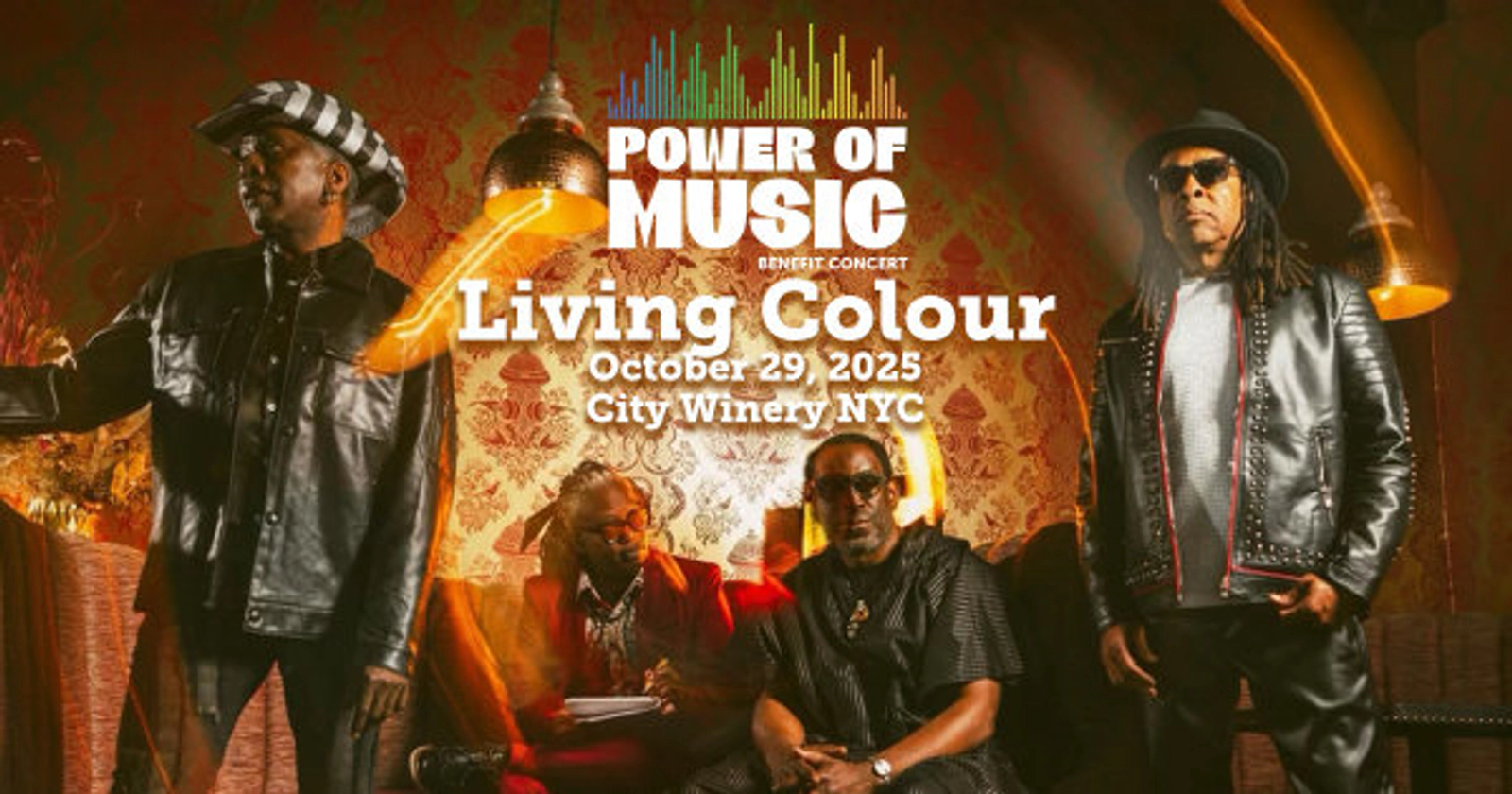 Win Tickets To See Living Color At The Power Of Music Benefit Concert!