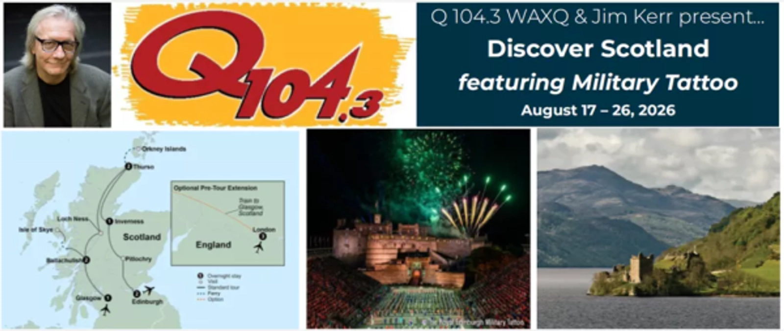 Travel Scotland with Jim Kerr and Collette