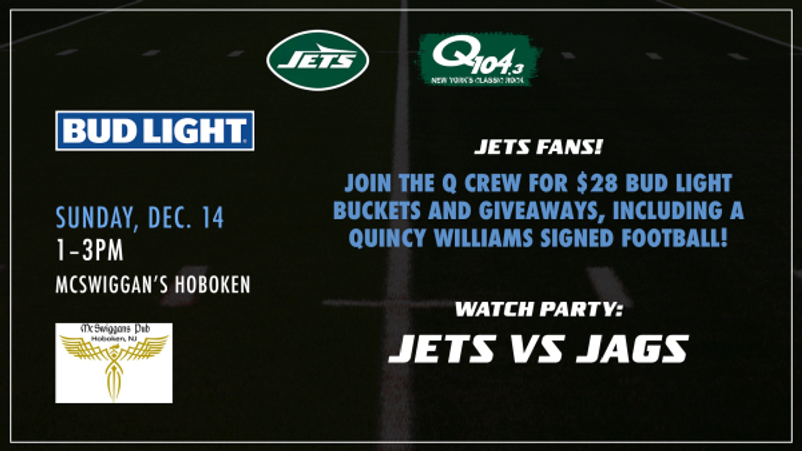 Win A Signed New York Jets Football!
