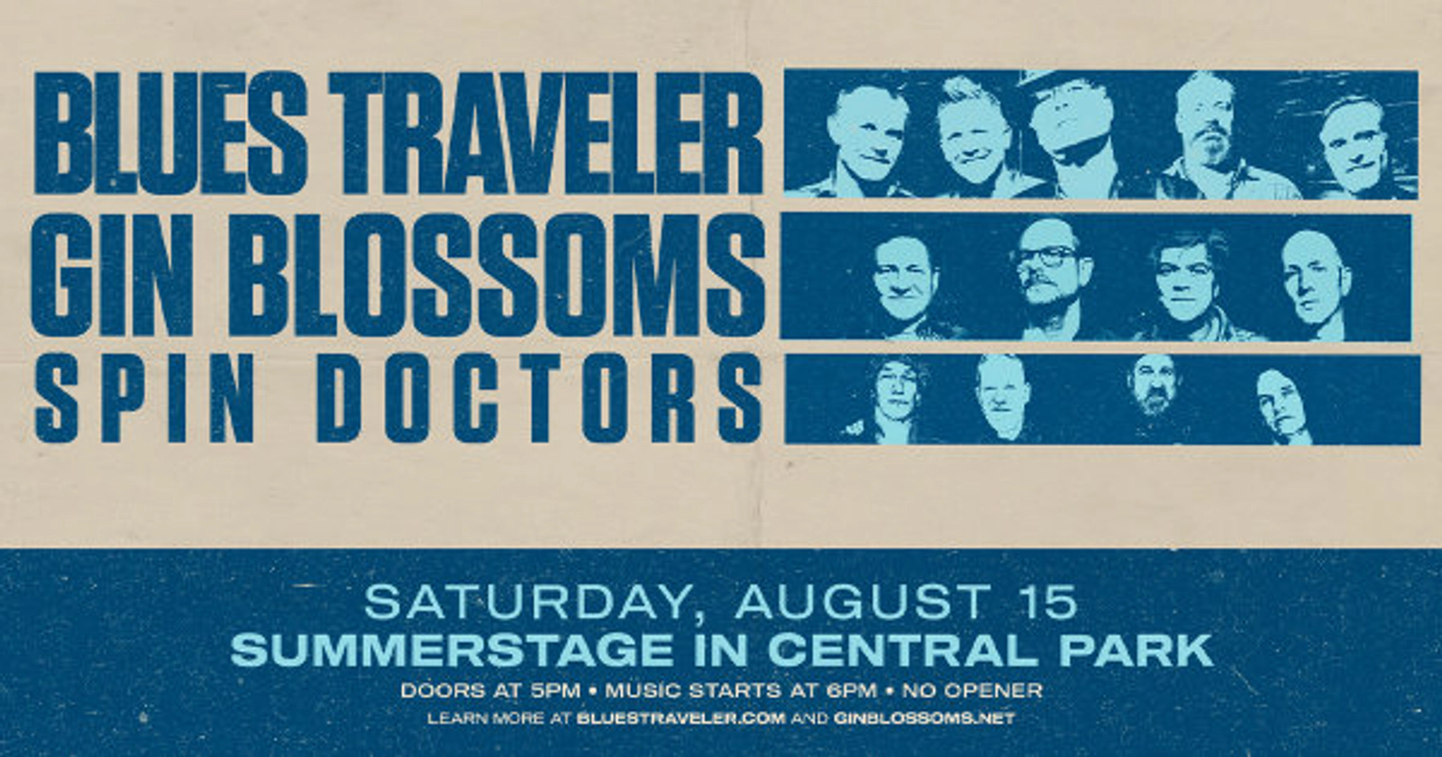 Win Tickets To See Blues Traveler, Gin Blossoms, and Spin Doctors!