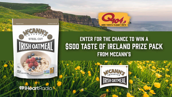 Enter for the chance to win a $500 Taste of Ireland Prize Pack
