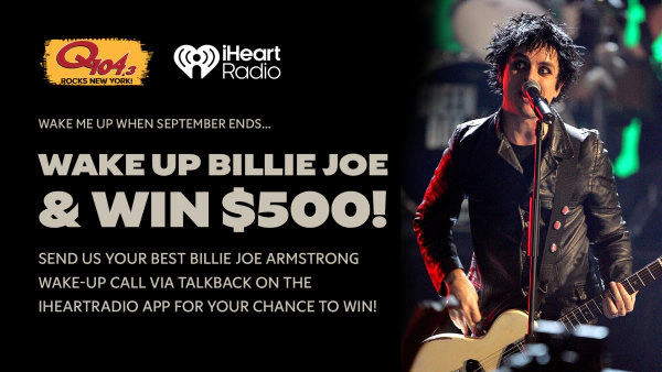 Win $500 By Waking Up Billie Joe Armstrong!