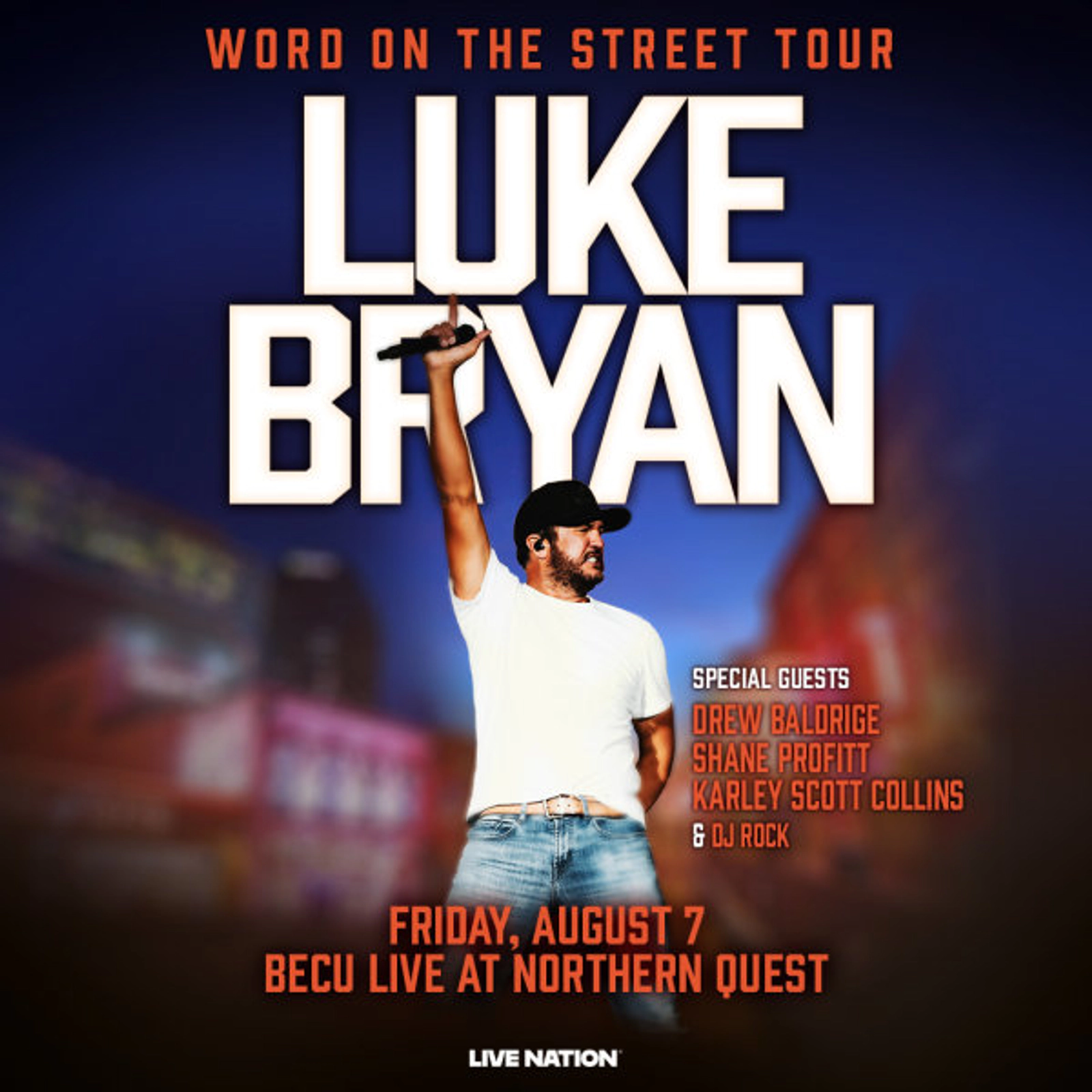 Luke Bryan Live at Northern Quest Casino