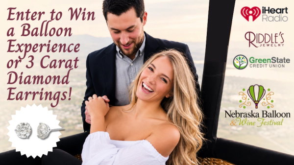 Nebraska Balloon & Wine Festival and iHeartMedia Omaha's Sweepstakes Presented by Riddle's Jewelry and GreenState Credit Union