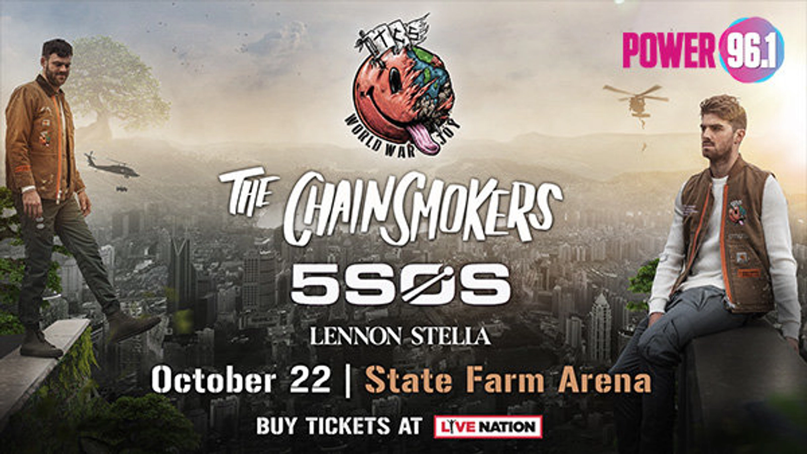  Win The Chainsmokers and 5 Seconds of Summer Tickets! - Thumbnail Image