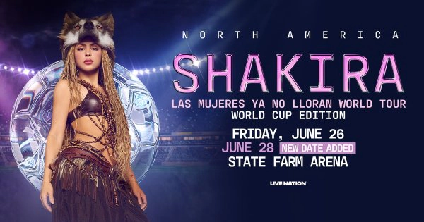 Win tickets to Shakira at State Farm Arena!